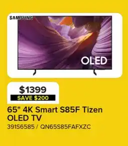 Leon's Samsung 65 4K Smart S85F Tizen OLED TV - QN65S85FAFXZC offer