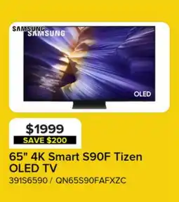 Leon's Samsung 65 4K Smart S90F Tizen OLED TV - QN65S90FAFXZC offer