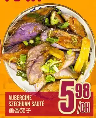 Marché Lian Tai AUBERGINE SZECHUAN SAUTÉ offer