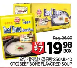 H-Mart OTG BEEF BONE FLAVORED SOUP offer