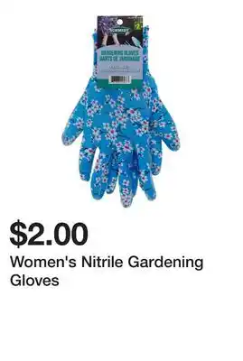 Dollarama Women's Nitrile Gardening Gloves offer