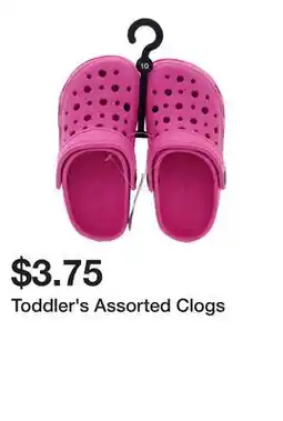 Dollarama Toddler's Assorted Clogs offer