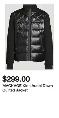 Holt Renfrew MACKAGE Kids Audel Down Quilted Jacket offer