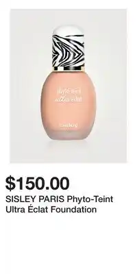 Holt Renfrew SISLEY PARIS Phyto-Teint Ultra Éclat Foundation offer