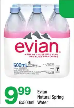 Highland Farms Evian Natural Spring Water offer