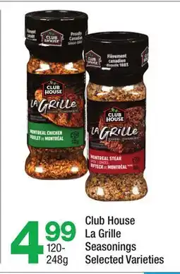 Highland Farms Club House La Grille Seasonings offer