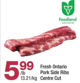 Highland Farms Fresh Ontario Pork Side Ribs Centre Cut offer