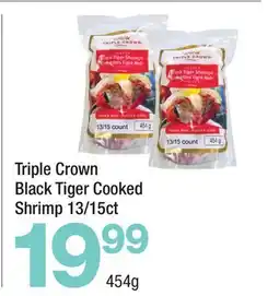 Highland Farms Triple Crown Black Tiger Cooked Shrimp 13/15ct offer