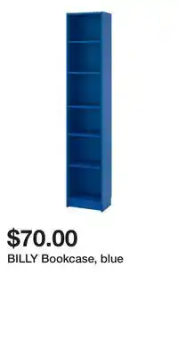 IKEA BILLY Bookcase, blue offer