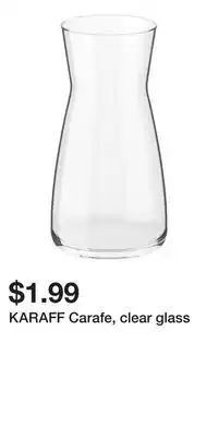 IKEA KARAFF Carafe, clear glass offer