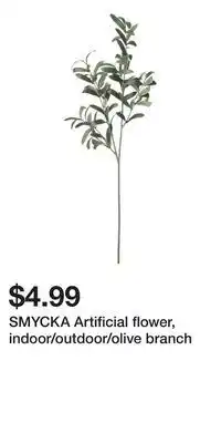 IKEA SMYCKA Artificial flower, indoor/outdoor/olive branch offer