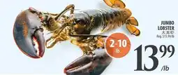 Al Premium Food Mart JUMBO LOBSTER offer