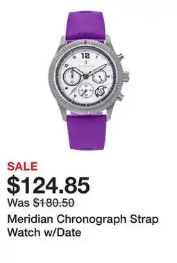 TSC Stores Meridian Chronograph Strap Watch w/Date offer