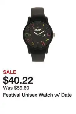 TSC Stores Festival Unisex Watch w/ Date offer