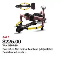 TSC Stores PowerArc Abdominal Machine | Adjustable Resistance Levels | Ergonomic Design | Compact and offer