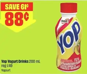 FreshCo Yop Yogurt Drinks offer