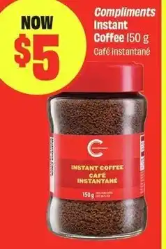 FreshCo Compliments Instant Coffee offer