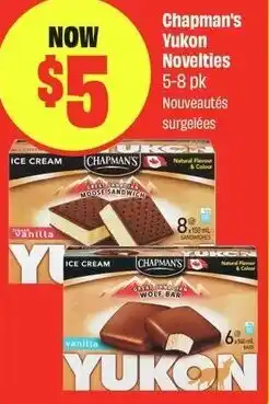 FreshCo Chapman's Yukon Novelties offer