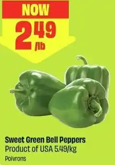 FreshCo Sweet Green Bell Peppers offer
