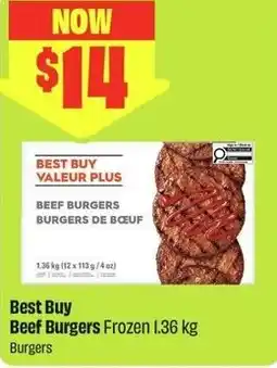 FreshCo Best Buy Beef Burgers offer