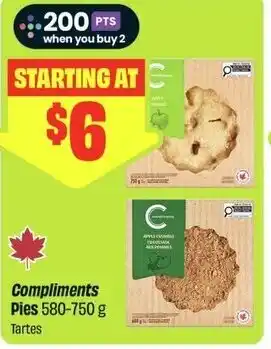 FreshCo Compliments Pies offer