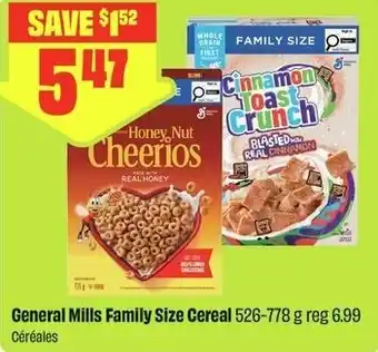 FreshCo General Mills Family Size Cereal offer