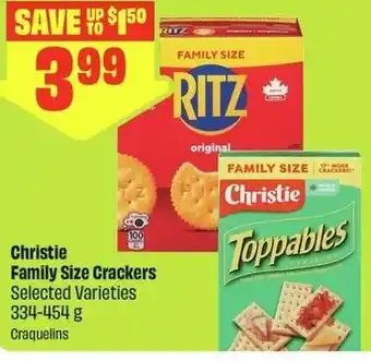 FreshCo Christie Family Size Crackers offer