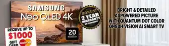 2001 Audio Video QN65QN80H 65 SAMSUNG Neo QLED 4K offer