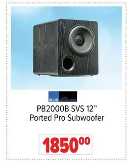 2001 Audio Video PB2000B SVS 12 Ported Pro Subwoofer offer