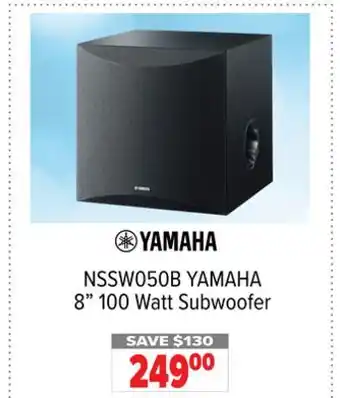 2001 Audio Video NSSW050B YAMAHA 8 100 Watt Subwoofer offer