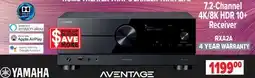 2001 Audio Video RXA2A 7.2-Channel 8K MusicCast Zone 2 Receiver offer