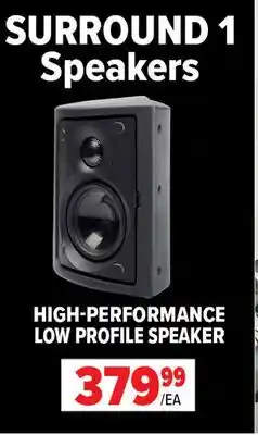 2001 Audio Video SURROUND1 HIGH-PERFORMANCE LOW PROFILE SPEAKER offer