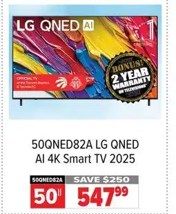 2001 Audio Video 50QNED82A LG 50 QNED AI 4K Smart TV 2025 offer