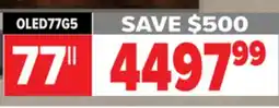 2001 Audio Video OLED77G5 LG 77 OLED evo AI G5 4K Smart TV 2025 offer