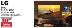 2001 Audio Video SC9S LG 3.1. 3-Ch. 400W Sound Bar IMAX Enhanced & Dolby Atmos offer