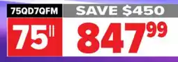 2001 Audio Video 75QD7QFM 75 Hisense QD7QFM Mini-LED offer