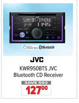 2001 Audio Video KWR950BTS JVC Bluetooth CD Receiver offer