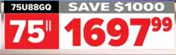 2001 Audio Video 75U88GQ Hisense 75 U88QG Mini-LED Pro offer