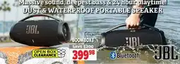 2001 Audio Video BOOMBOX3 JBL DUST & WATERPROOF PORTABLE SPEAKER offer