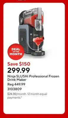 Staples Ninja SLUSHi Professional Frozen Drink Maker offer