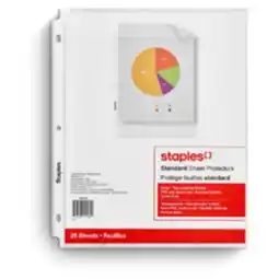 Staples Staples Standard Clear Sheet Protectors offer