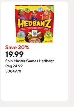 Staples Spin Master Games Hedbanz offer