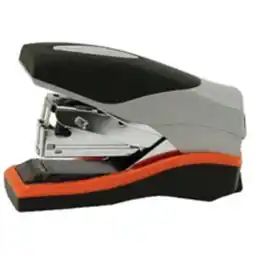 Staples Swingline Optima 40 Low Force Compact Stapler, 7-3/16 x 1-3/4 x 6-1/4, Black/Orange (6447419227) offer
