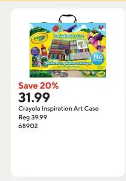 Staples Crayola Inspiration Art Case offer