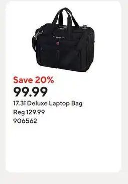 Staples 17.3î Deluxe Laptop Bag offer