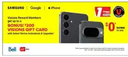 Visions Electronics BONUS! $200 VISIONS GIFT CARD offer