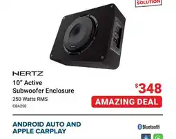 Visions Electronics NERTZ 10 Active Subwoofer Enclosure offer