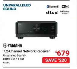 Visions Electronics YAMAHA 7.2-Channel Network Receiver offer