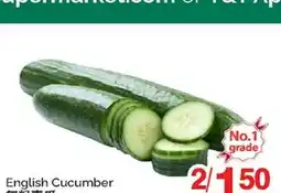T&T Supermarket ENGLISH CUCUMBER offer