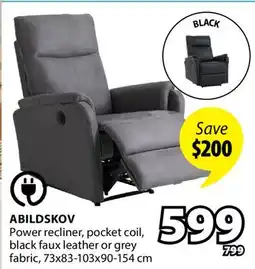 JYSK ABILDSKOV Power recliner offer